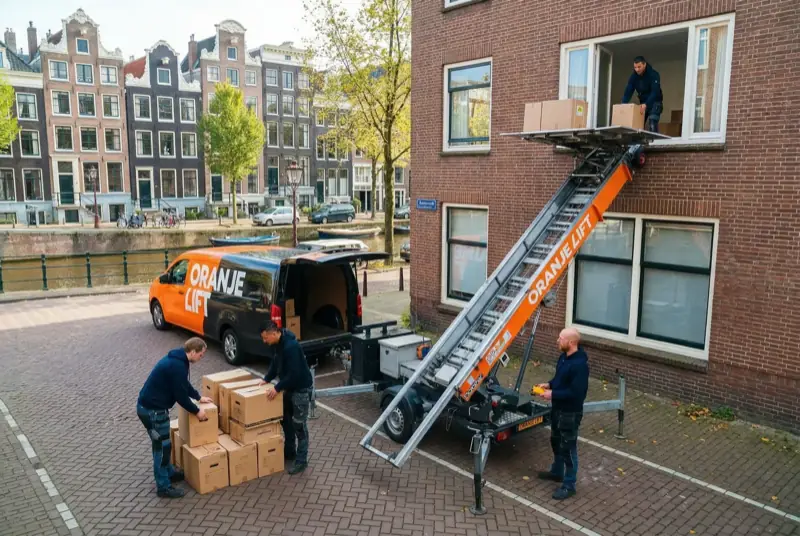 Verhuislift bij appartement Den Helder